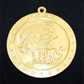 Золотая медаль (аверс) за изделие медицинской техники «ФОТОТЕРАПЕВТИЧЕСКОЕ УСТРОЙСТВО «АВЕРС-ЛАЙТ» - 1 место на Международном салоне изобретений в Европе (EUROINVENT, ONLINE, ROMANIA), С 20 по 22 мая 2021 года)