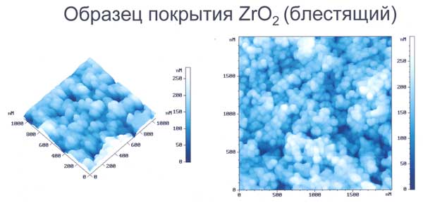 Нанопокрытие на никель - Образец покрытия ZrO2 (блестящий)